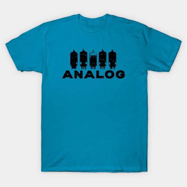 Analog Vacuum Tube Distressed T-Shirt by Analog Designs